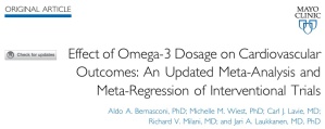 Effect of Omega-3 Dosage on Cardiovascular Outcomes: An Updated Meta-Analysis and Meta-Regression of Interventional Trials