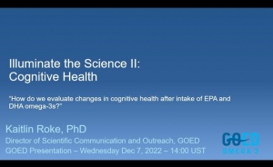 Cognitive Health Research and EPA+DHA Omega-3s